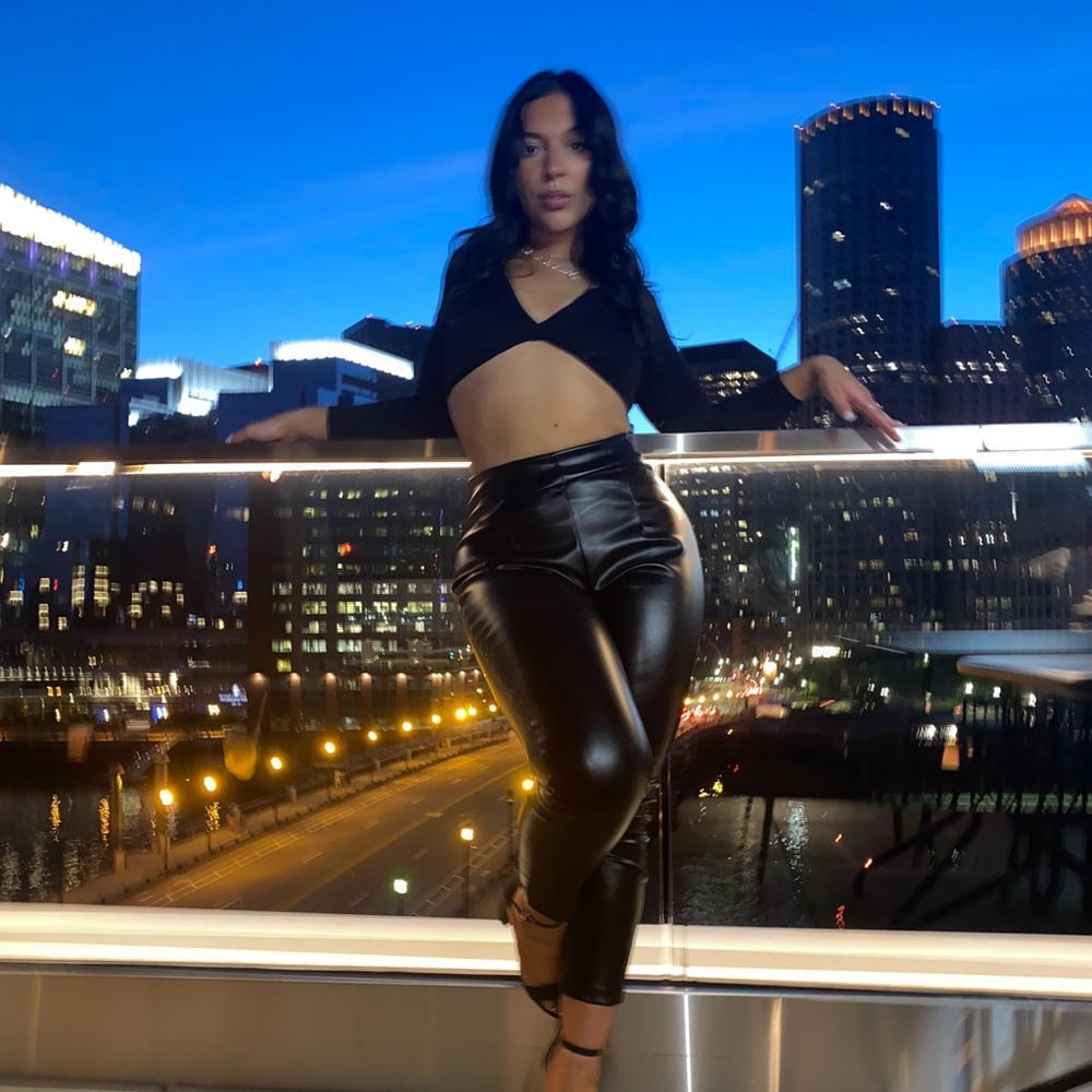 Princess Polly Faux Leather Pants